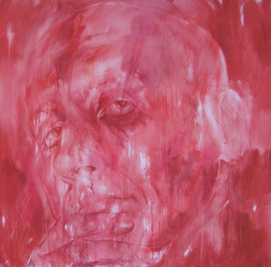 Self-portrait | mixed technique | 200x200 cm