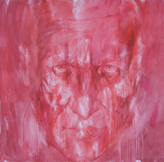 Self-portrait | mixed technique | 200x200 cm