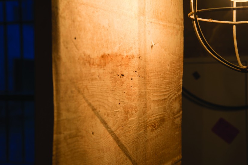 Instalation: graphic objects, sound