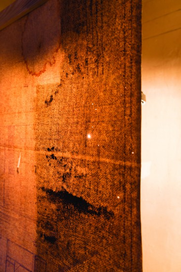 Instalation: graphic objects, sound