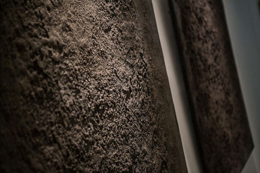Grounded | structural painting on canvas (detail) | 140x140 cm