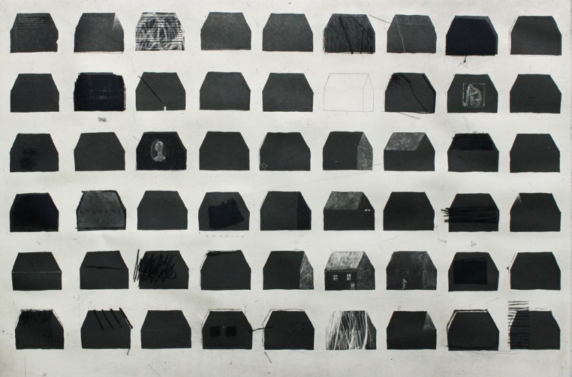 Crowd | lithography, intaglio | 70×100 cm