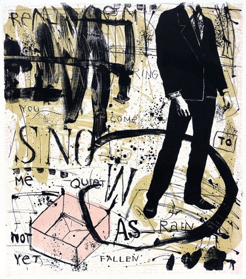 You come to me quiet | litography | 53x47 cm