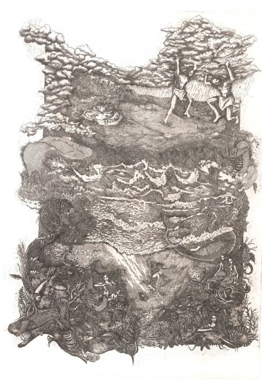 Arkona | etching |100x70 cm