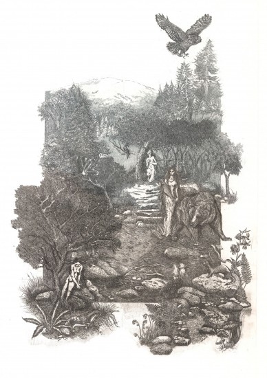 Holy Mountain Ślęża | etching |100x70 cm