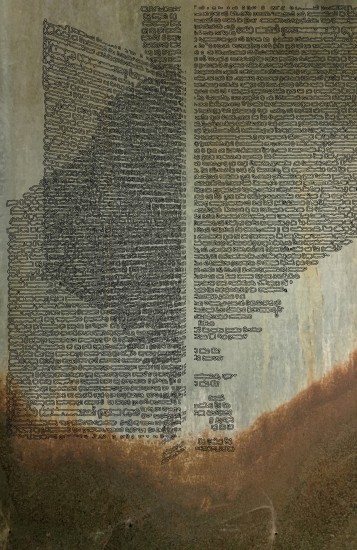 Strona czasu | obiekt graficzny | 70 x 100 cm