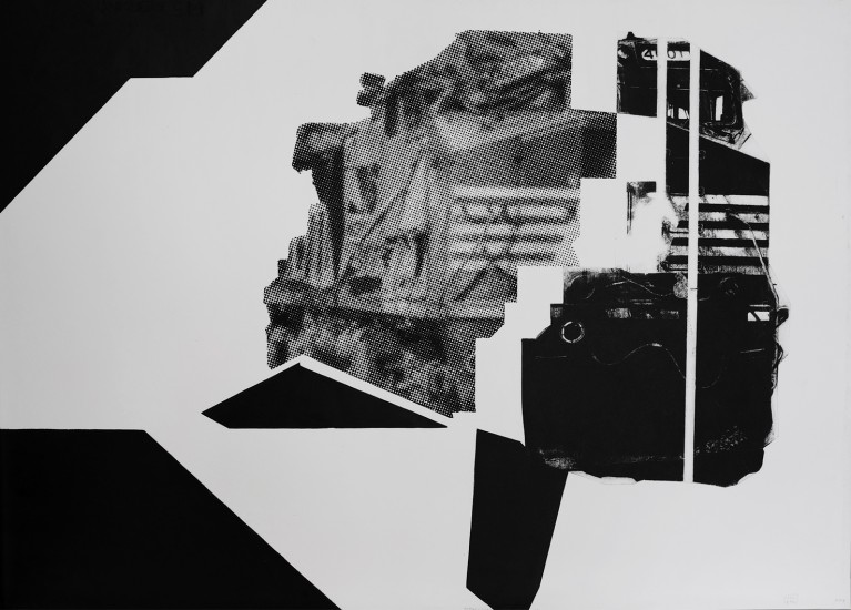 Postvisions (7) | intaglio, woodcut | 100x70 cm