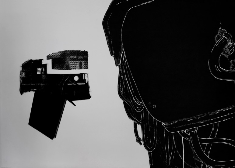 Postvisions (8) | intaglio, woodcut | 100x70 cm