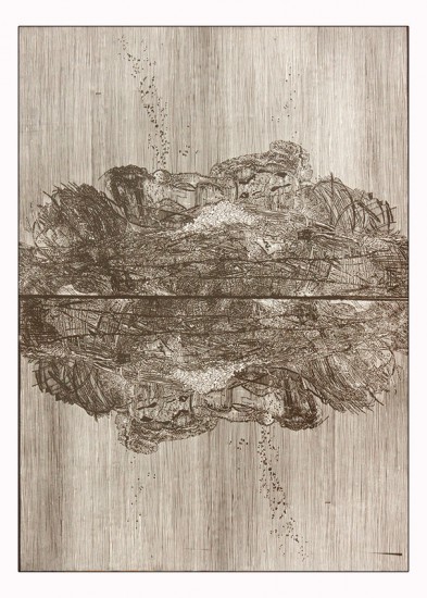 Lake | linocut | 70×100 cm