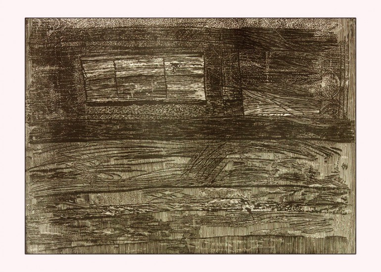 Fields | linocut | 50×70 cm