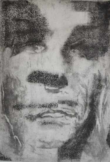 from the series: Self-portraits | etching | 100×70 cm | 2015