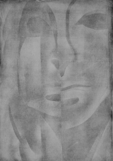 from the series: Self-portraits | etching | 100×70 cm | 2015