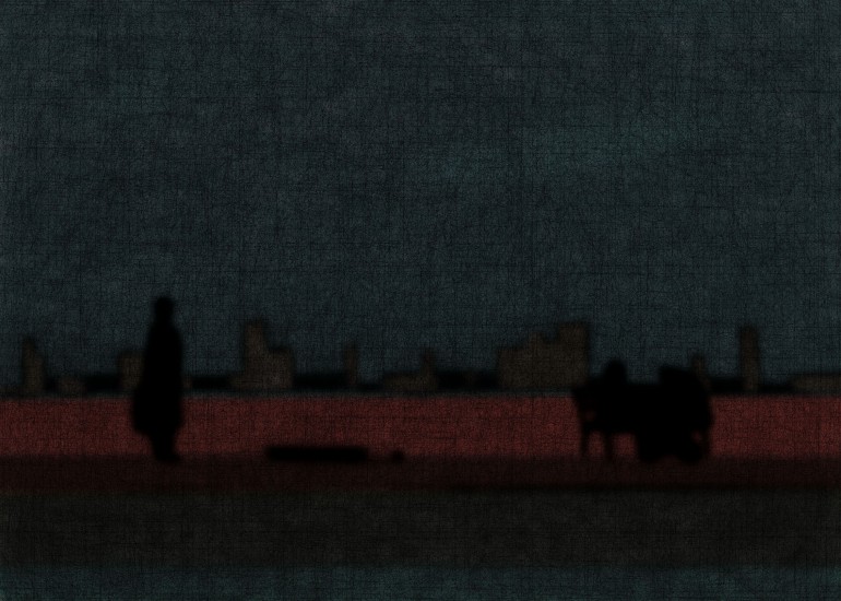 Two examples of emptiness, and we are between them  3 | digital print | 140x100cm