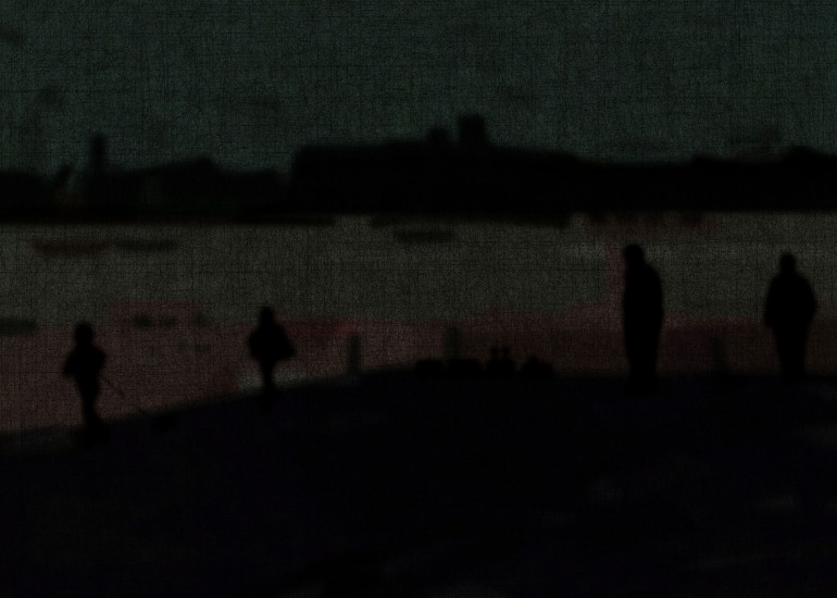 Two examples of emptiness, and we are between them  4 | digital print | 140x100cm