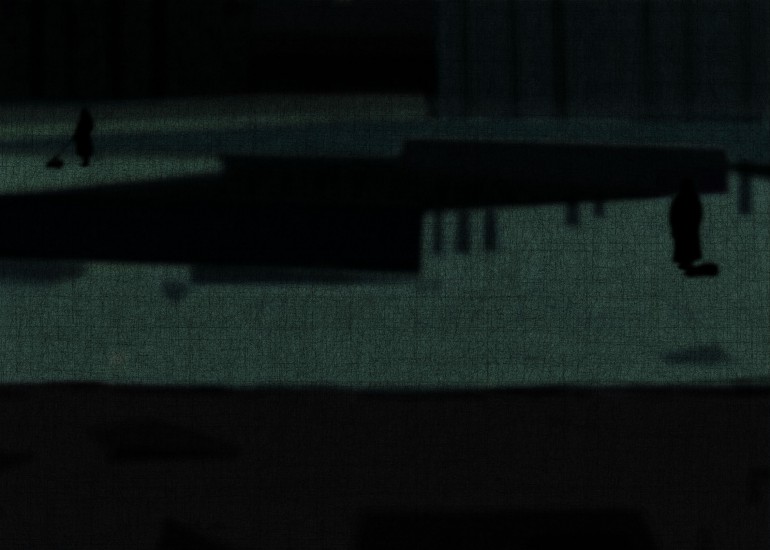 Two examples of emptiness, and we are between them  5 | digital print | 140x100cm
