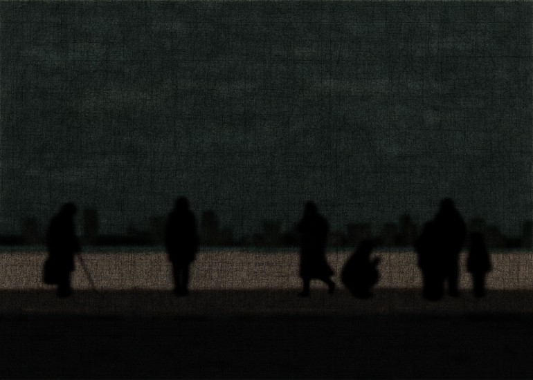 Two examples of emptiness, and we are between them  8 | digital print | 140x100cm