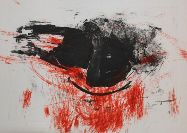 Catch Uncatchable | intaglio | 50x70cm