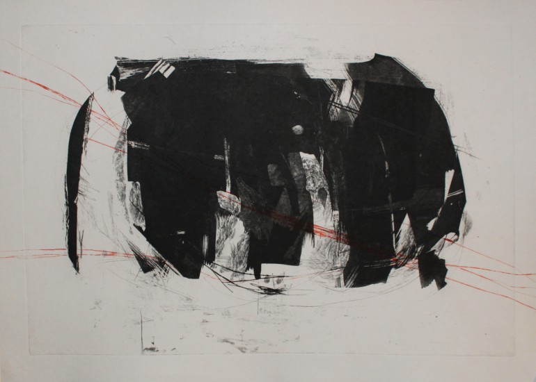 Catch Uncatchable | intaglio | 50x70cm