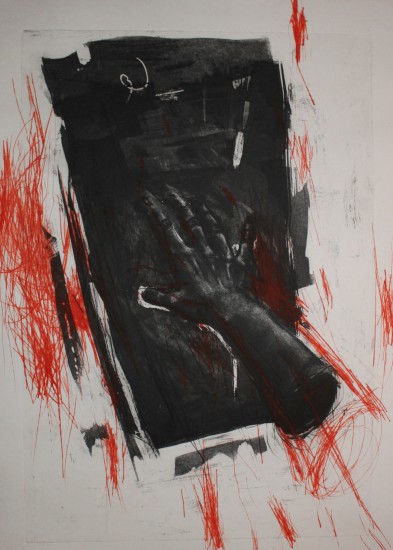 Catch Uncatchable | intaglio | 50x70cm
