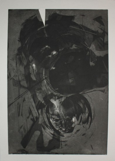 Catch Uncatchable | intaglio | 50x70cm