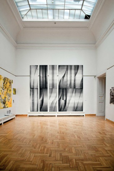 Luminance, 2016/2017, etching, aquatint, drypoint, series of 15 prints, 198 × 69 cm