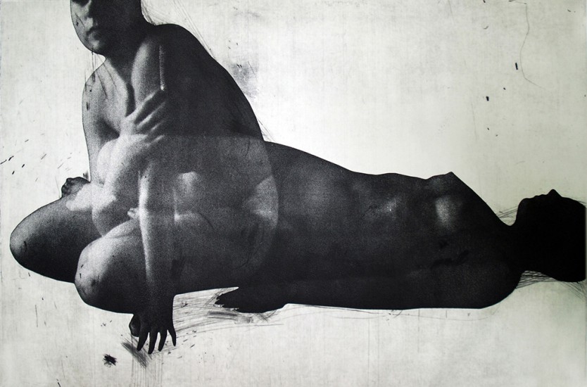 Where we come from, who we are, where we are going – Woman (IV) | intaglio | 66×100 cm | 2008